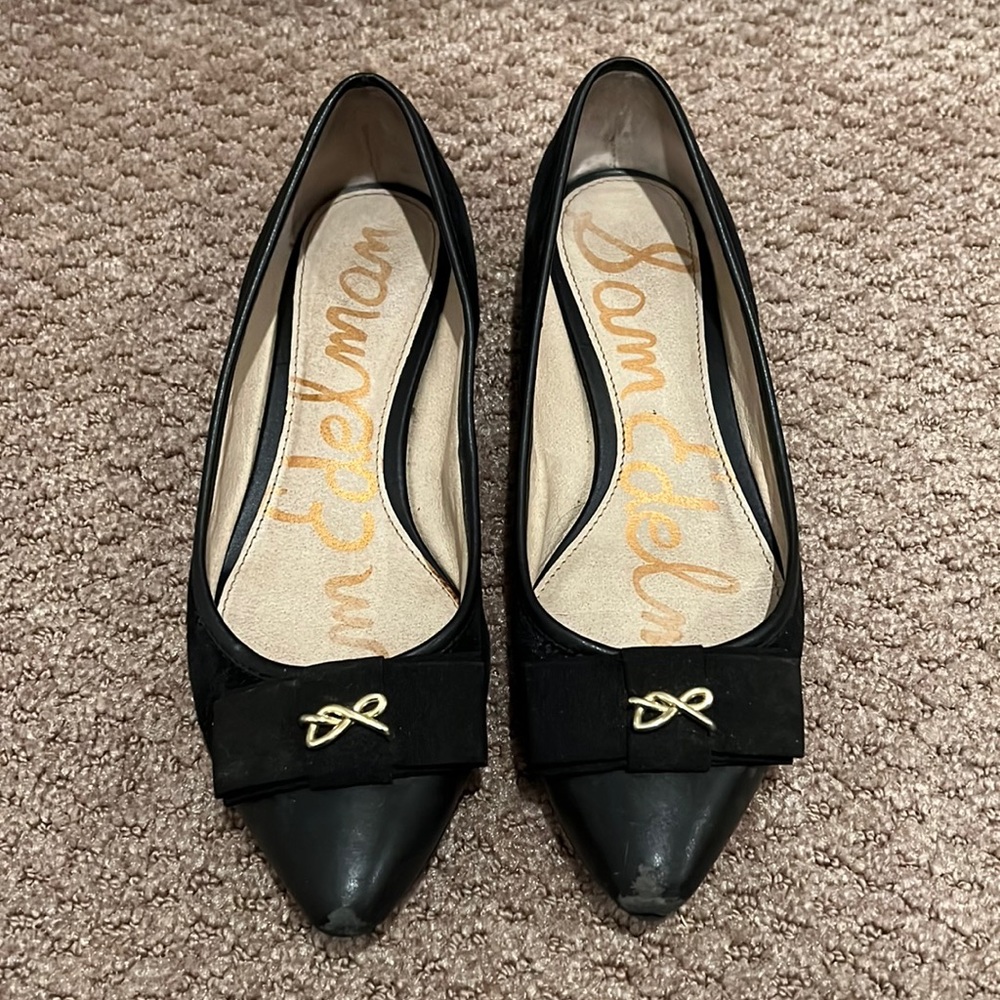Sam Edelman black flats size 7